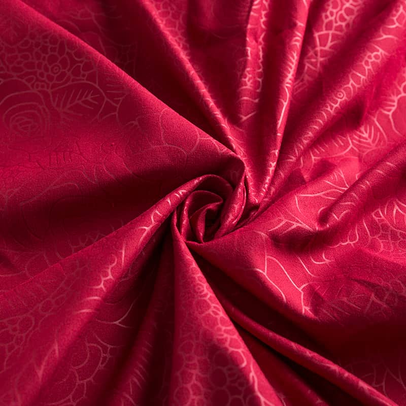 100% polyester dyed embossed brushed fabric home textile fabric is soft and skin-friendly, durable and thousands of designs microfiber