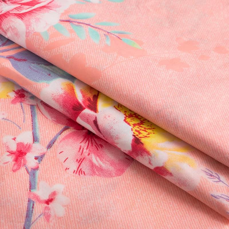 100% polyester chemical fiber paint printing brushed fabric home textile fabric soft skin-friendly strong and durable thousands of designs microfiber with low defect rate
