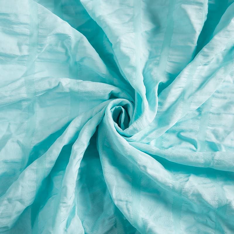 Three-dimensional 100% polyester chemical fiber seersucker home textile fabric is soft and skin-friendly, strong and durable, various colors can be dyed microfiber